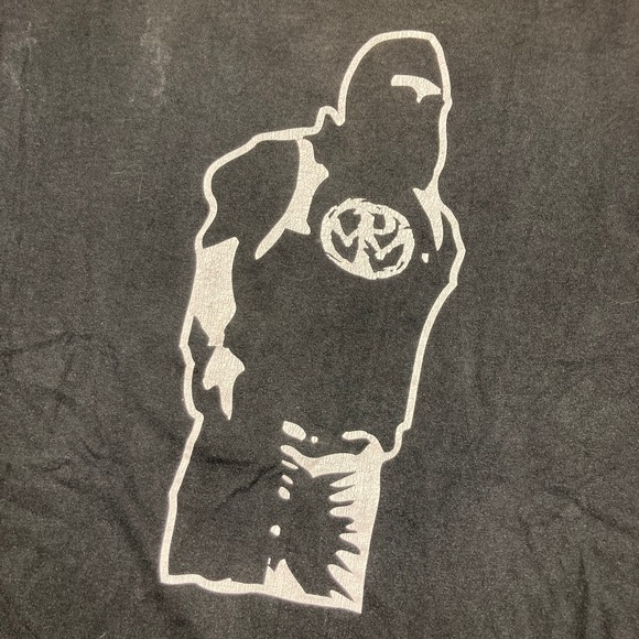 Vintage Screen Stars Shirt Mens XL Black 2001 Pennywise Punk Band F*ck Authority - Picture 9 of 16
